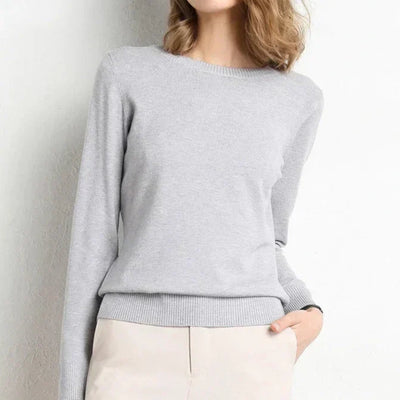 Noëlle™ | Pull confort en laine essentiel