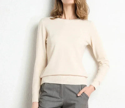 Noëlle™ | Pull confort en laine essentiel