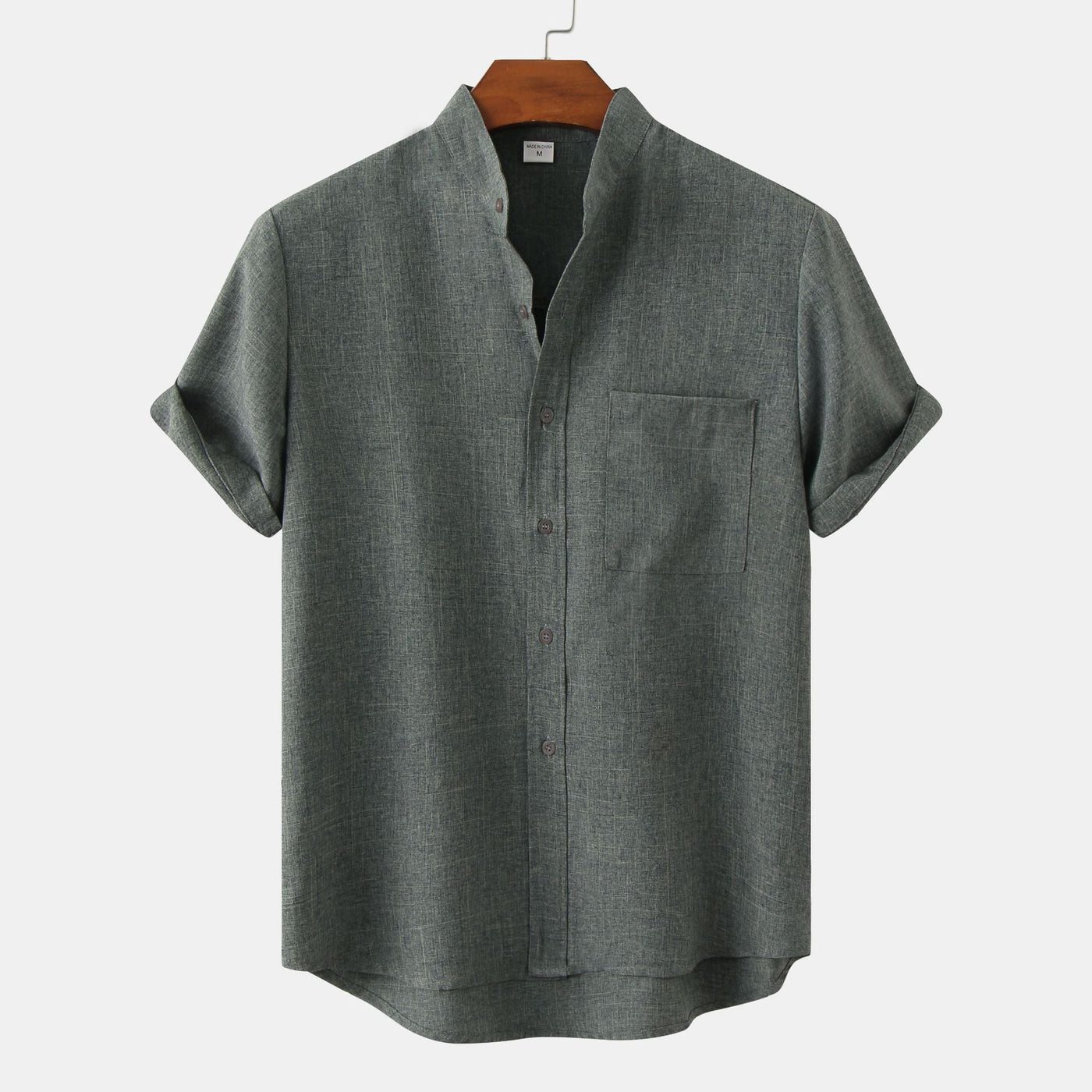 Noëlle™ | Chemise en coton unie avec boutons