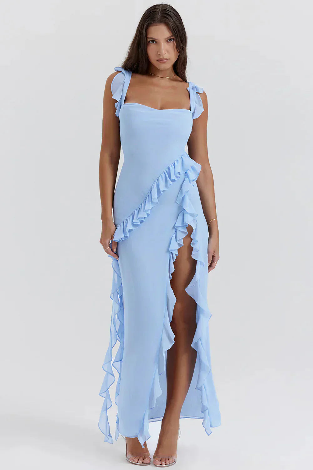 Noëlle™ | Robe élégante avec jambes ouvertes