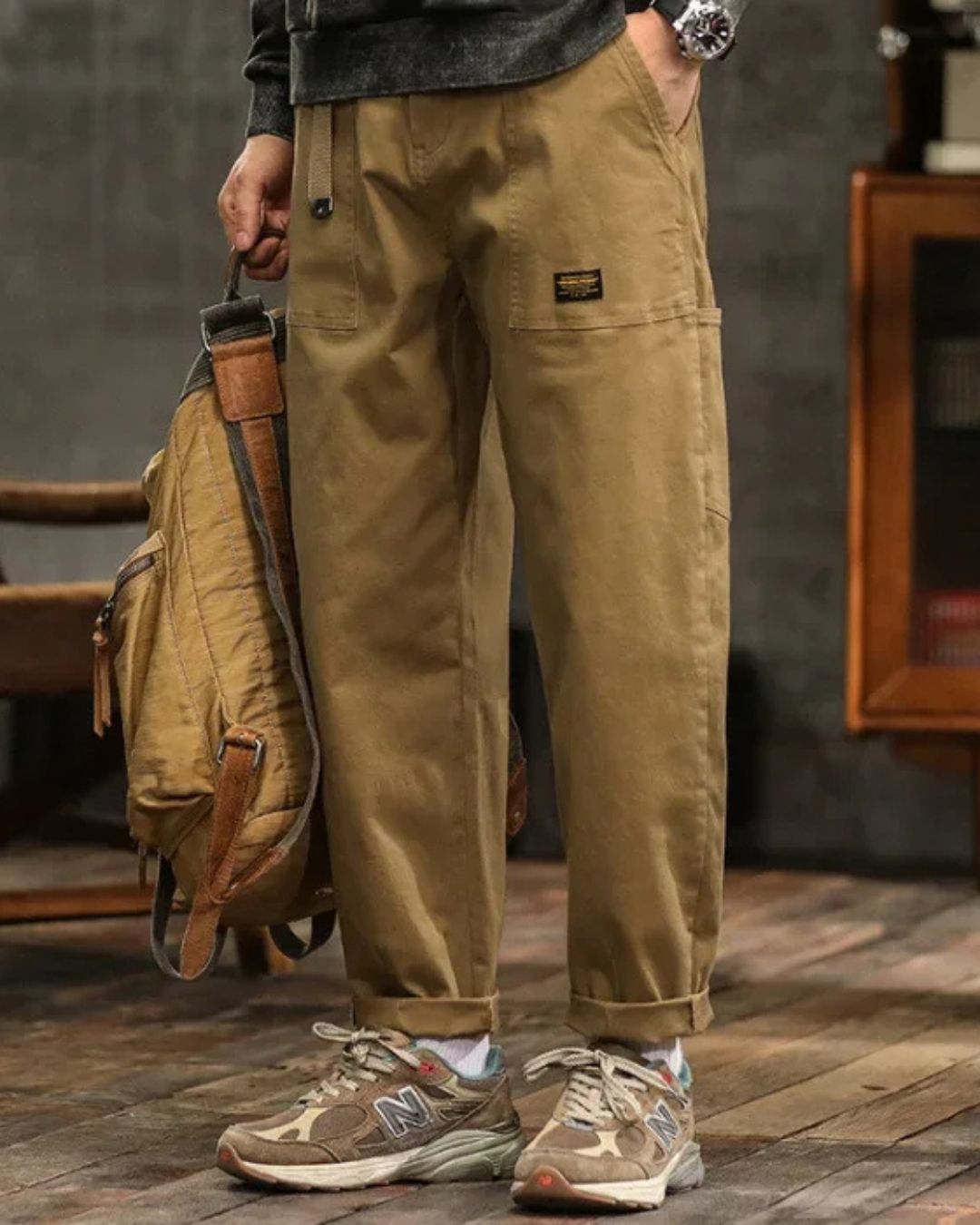 ROSSI ROMA | PANTALONI CARGO CLASSICI