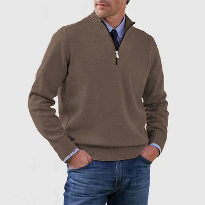 Howard | Pull zippé – chaleur classique et élégance moderne