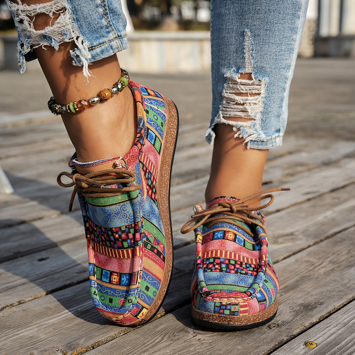 Noëlle™ | Chaussures rétro colorées pour femmes