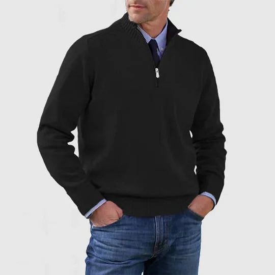 Howard | Pull zippé – chaleur classique et élégance moderne
