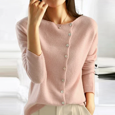 Noëlle™ | Cardigan classique en maille boutonnée