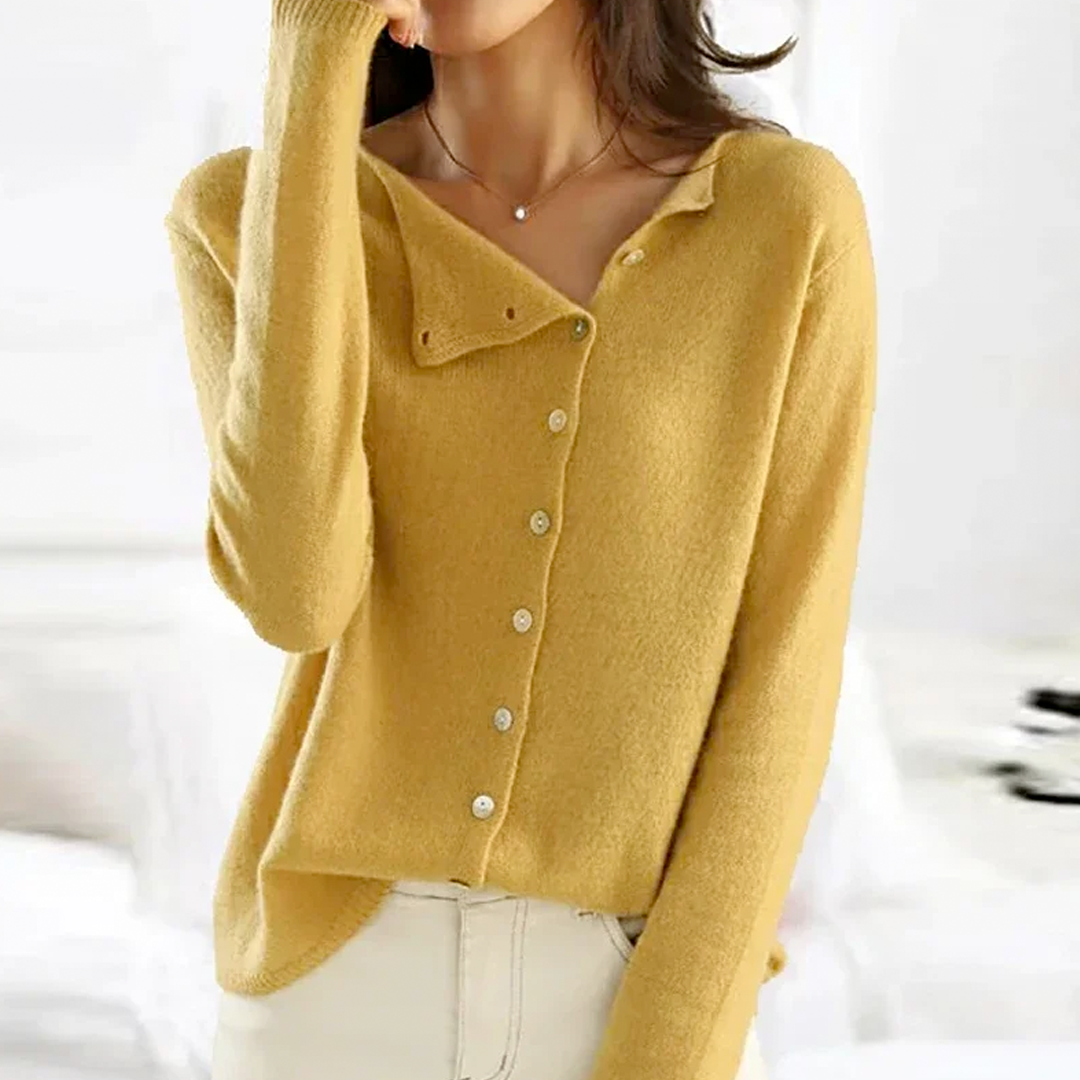 Noëlle™ | Cardigan classique en maille boutonnée