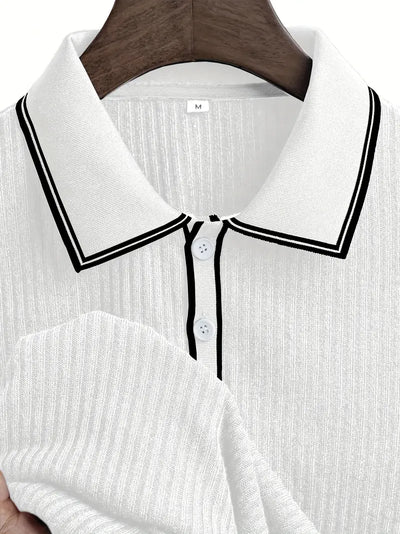 Noëlle™ | Polo élégant à manches courtes