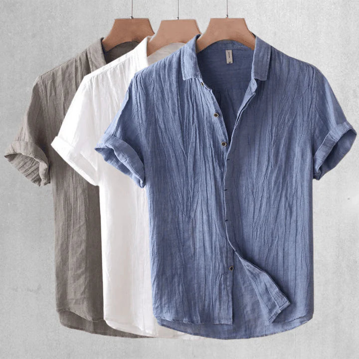 Noëlle™ | Chemise élégante à manches courtes avec boutons