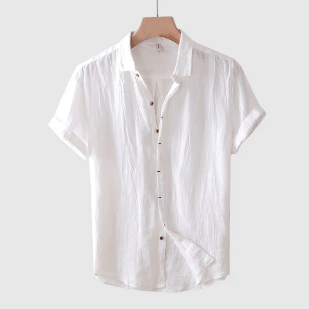 Noëlle™ | Chemise élégante à manches courtes avec boutons