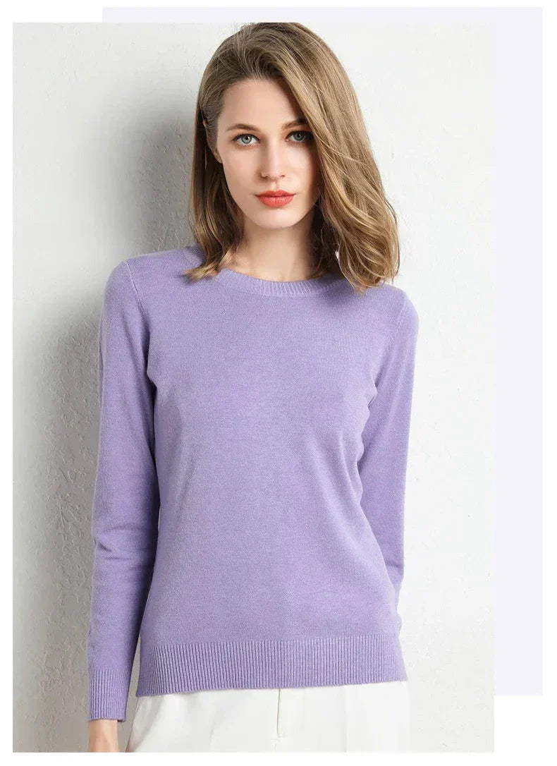 Noëlle™ | Pull confort en laine essentiel