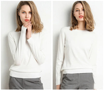 Noëlle™ | Pull confort en laine essentiel
