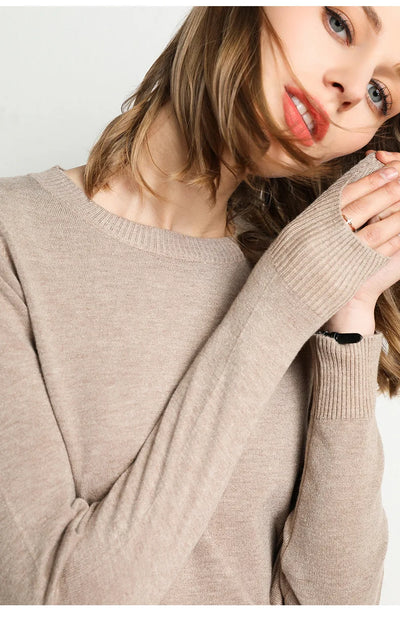 Noëlle™ | Pull confort en laine essentiel