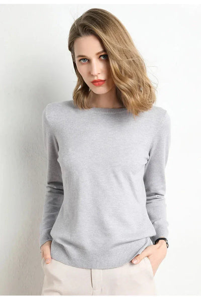 Noëlle™ | Pull confort en laine essentiel