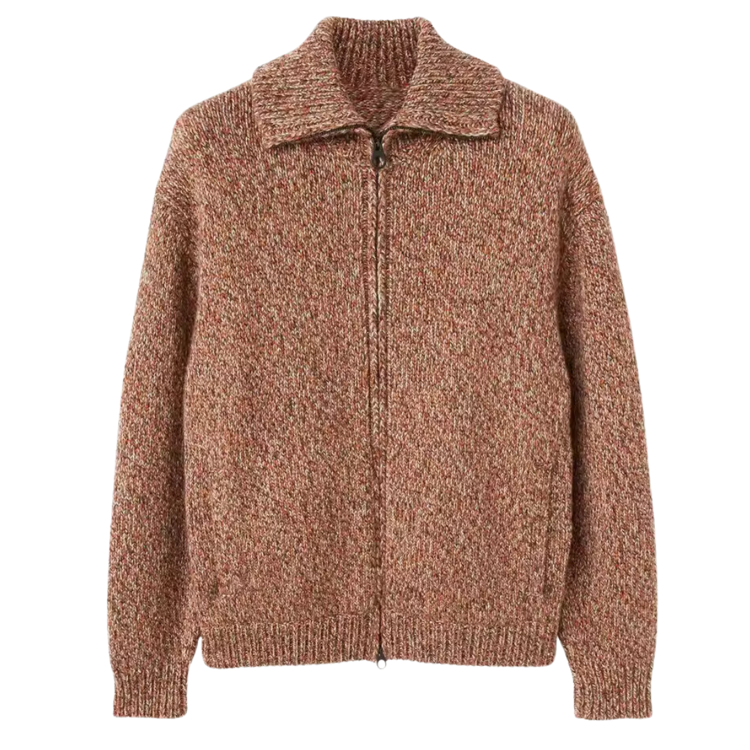 Noëlle™ | BOMBER ZIPPÉ EN LAINE D'ALPAGA